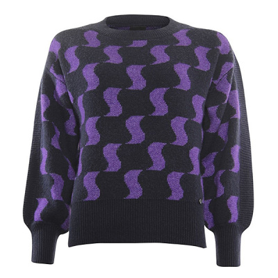 Poools sweater 333185 - Plum