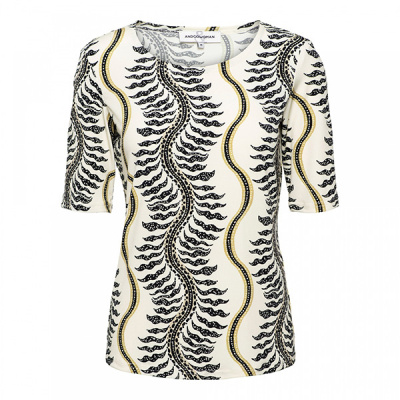 Foto van &Co Women top Lillian Vine - Biscuit