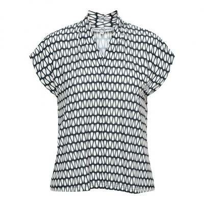 &Co Women top Lydia drop - Black multi Foto van &Co Women top Lydia drop - Black multi