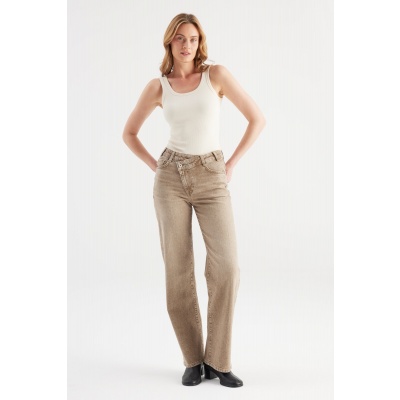 Foto van COJ Denim broek Cora - Peanut Denim