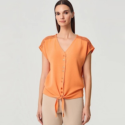Foto van Batida blouse 2486 - Mandarin 
