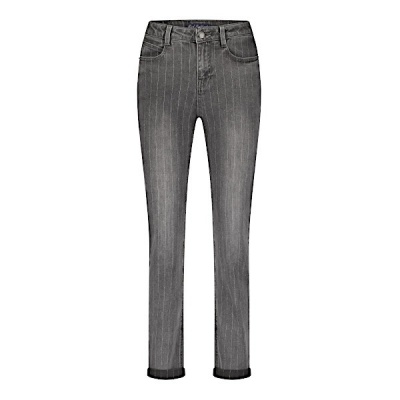 Red Button broek SRB4620 Patty pinestripe - Grey Denim Foto van Red Button broek SRB4620 Patty pinestripe - Grey Denim