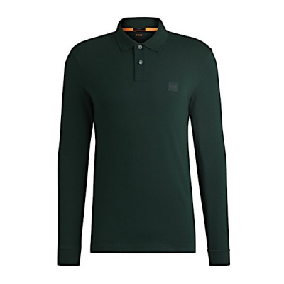 Foto van Hugo Boss poloshirt Passerby - Open green 350