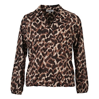 Enjoy blouson 183276 - Donkerbruin Foto van Enjoy blouson 183276 - Donkerbruin