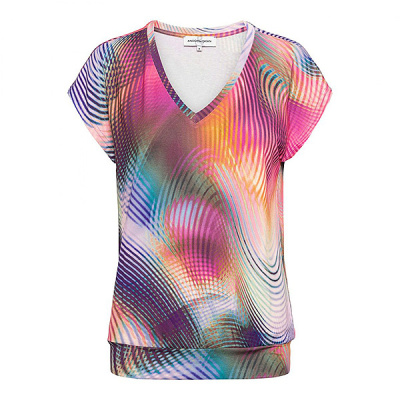 Foto van &Co Women top Lucia laser - Pink multi