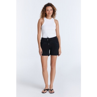 Foto van COJ Denim short Alice - Black