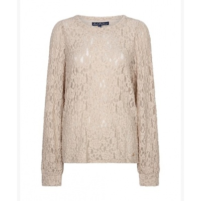 Foto van Red Button top SRB5068 - Lace Stone
