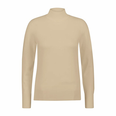 Red Button top SRB4066 Turtleneck - Light Camel