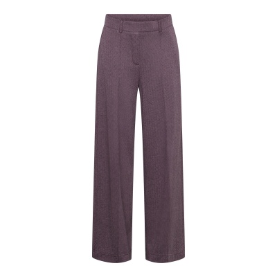 Foto van &Co Women broek Geniva Herringbone - Deep Plum multi