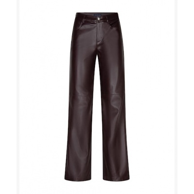 Foto van Red Button broek SRB5077 Colette faux leather - Burgundy