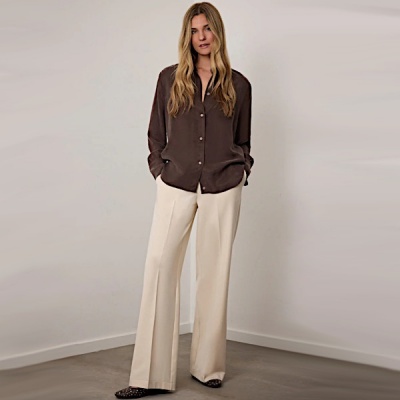 Foto van Corel broek Carmelia Solead Laminato - Ivory