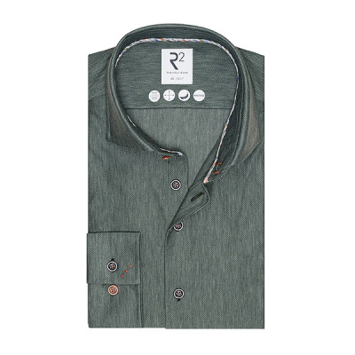 Foto van R2 overhemd 126-WSP-016 - Darkgreen
