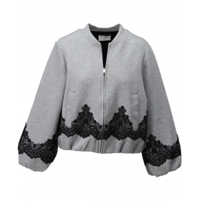 Foto van K-Design bomberjack D504L-Grey melange