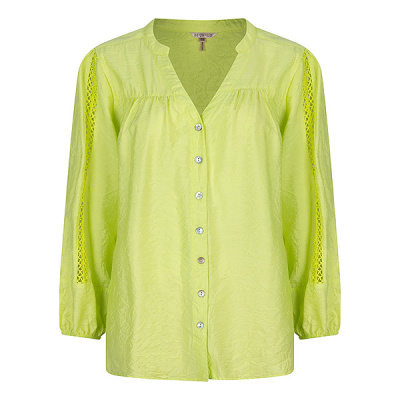 Esqualo blouse SP24-15015 - Lime Foto van Esqualo blouse SP24-15015 - Lime