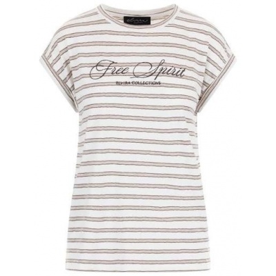 Foto van Elvira top Luna - Striped Creme