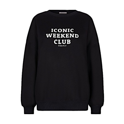 Esqualo sweater F25-05522 - Black Foto van Esqualo sweater F25-05522 - Black