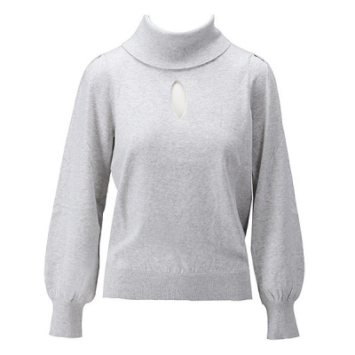 K-Design trui Z809-Light grey melange Foto van K-Design trui Z809-Light grey melange