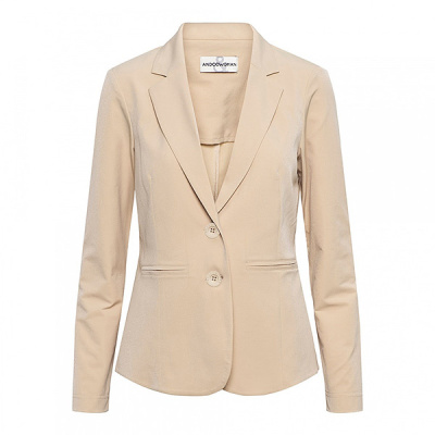 Foto van &Co Women blazer Phileine travel - Light Sand