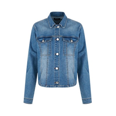Foto van G-Maxx spijkerjasje Selena - Denim mid Blue