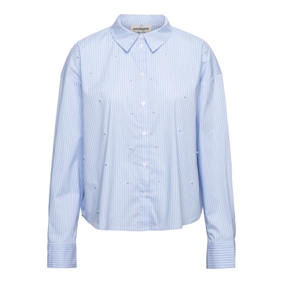 Foto van &Co Women blouse Wonne - Chambray multi