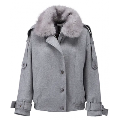Foto van K-Design jasje D505L-Grey melange