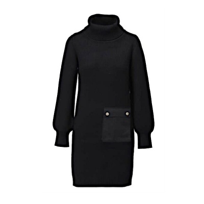 K-design jurk B843 - Black Foto van K-design jurk B843 - Black