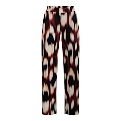 Foto van &Co Women broek Dawn Faded Big - Wine Red