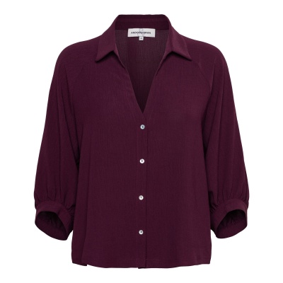 Foto van &Co Women blouse Marijke - Plum