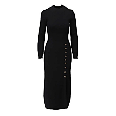 K-design jurk B870 - Black Foto van K-design jurk B870 - Black