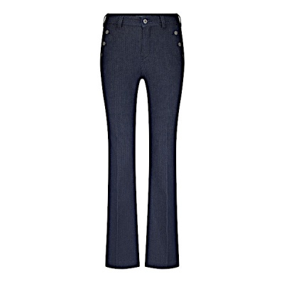 Red Button broek SRB4580 Bibette heringbone - Dark Blue Foto van Red Button broek SRB4580 Bibette heringbone - Dark Blue