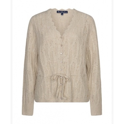 Foto van Red Button vest SRB5039 Ajour sparkle - Light Sand