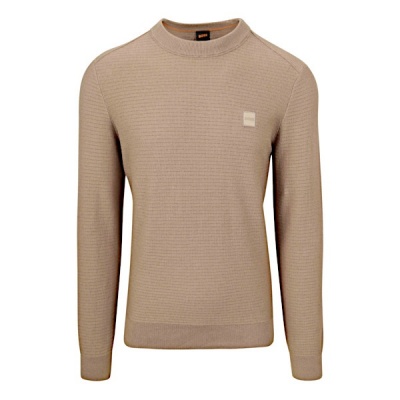 Hugo Boss trui Anion - Open brown Foto van Hugo Boss trui Anion - Open brown