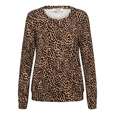 Foto van &Co Woman Top Linn Animal - Black multi