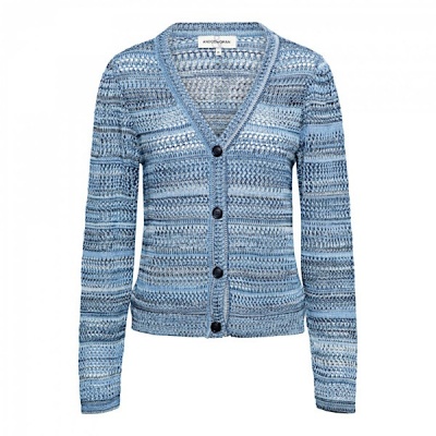 &Co Woman vest Babette - Light blue Foto van &Co Woman vest Babette - Light blue