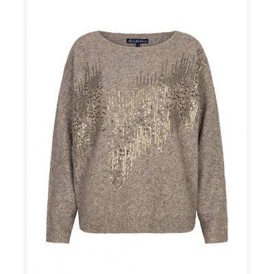 Foto van Red Button trui SRB5006 Sequin - Clay