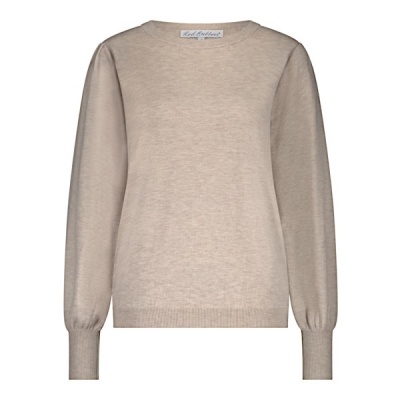 Red Button top SRB4750 Sweet puff sleeve - Latte Foto van Red Button top SRB4750 Sweet puff sleeve - Latte