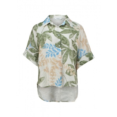 Foto van Bos Women blouse Em44maa - Khaki