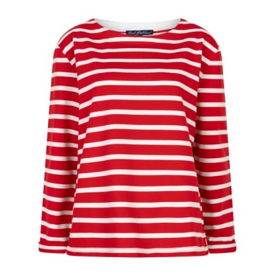 Foto van Red Button sweater SRB4755 Terry stripe - Red