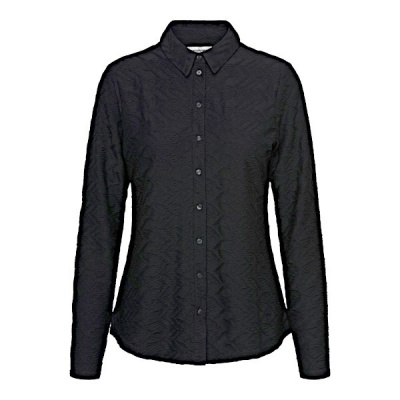 &Co Women blouse Lotte Jaquard - Black Foto van &Co Women blouse Lotte Jaquard - Black