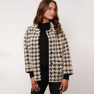 Foto van G-Maxx jas Sana - Sand/black