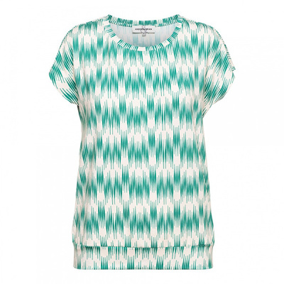 Foto van &Co Women top Lieke dancing lines - Green