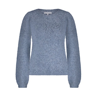 Foto van Red Button sweater SRB4615 RB logo - Mid Blue