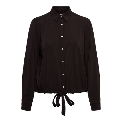 Foto van &Co Women blouse Lotus - Dark chocolate