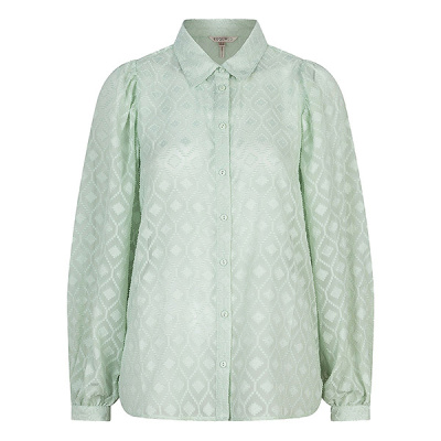 Esqualo blouse SP24-14025 - Pistache Foto van Esqualo blouse SP24-14025 - Pistache