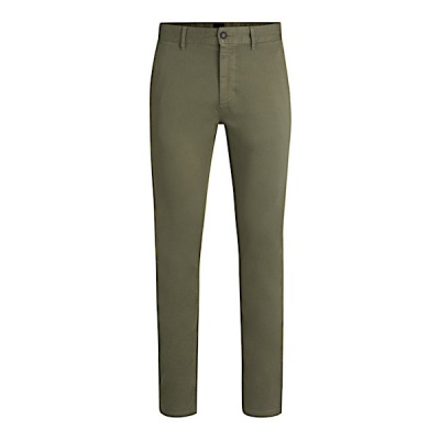 Hugo Boss broek Chino slim - Open Green Foto van Hugo Boss broek Chino slim - Open Green