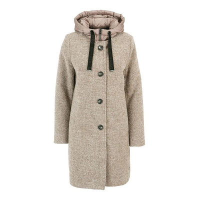 Foto van Covered jas Wilma - Beige melange