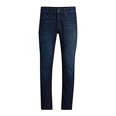 Hugo Boss jeans Delaware - Dark Blue Foto van Hugo Boss jeans Delaware - Dark Blue