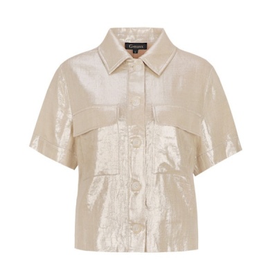 Foto van G-Maxx blouse Naela - Kint Camel