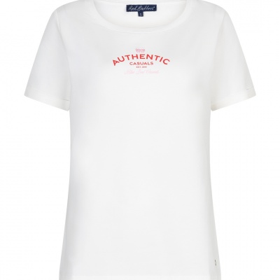 Foto van Red Button t-shirt SRB4817 Temmy Offwhite/Red