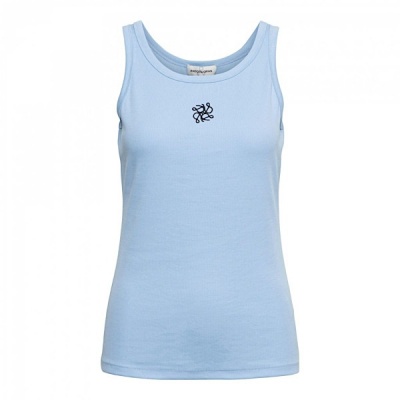 &Co Women singlet Selena - Chambray Blue Foto van &Co Women singlet Selena - Chambray Blue